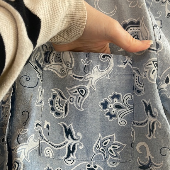 Paisley button top - Picture 3 of 6